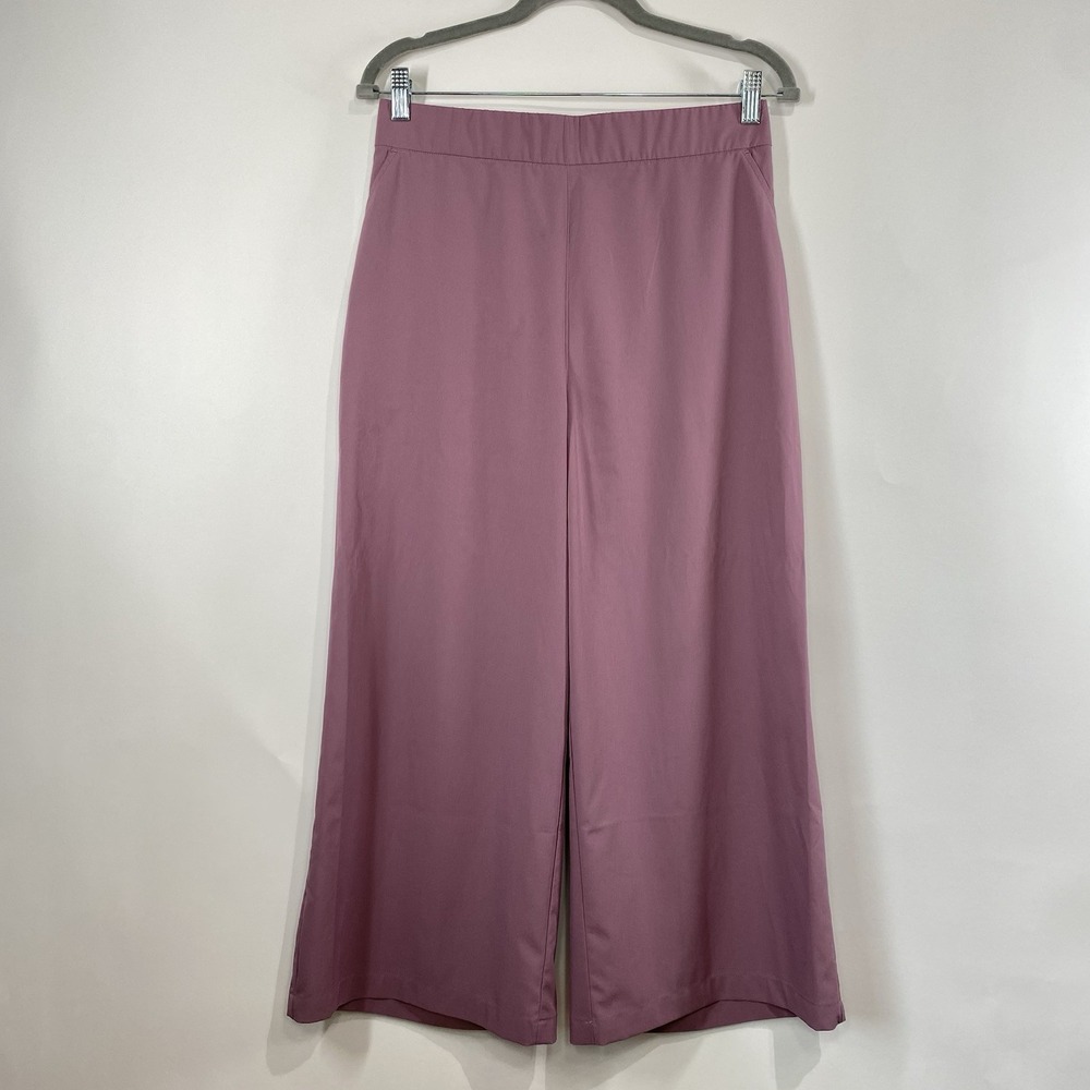 Kyodan Outdoor Womens Wide Leg Pants Size L Purple Pockets Lightweight Casual